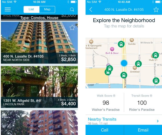 Zillow Rentals App
