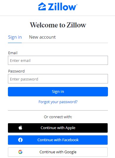 How To Get Your Profile Account on Zillow