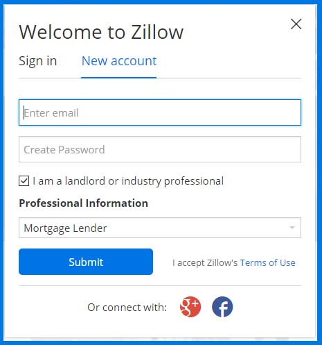 Can't I Log Into My Zillow Account
